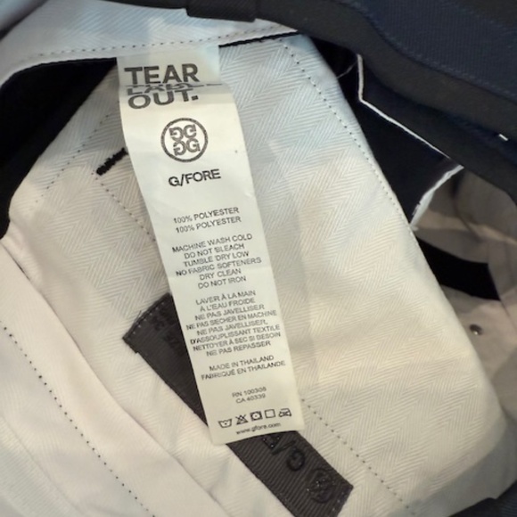 GFORE Men's Onyx ( Black) Golf Shorts- NEVER Worn- Size 34 - Picture 3 of 3